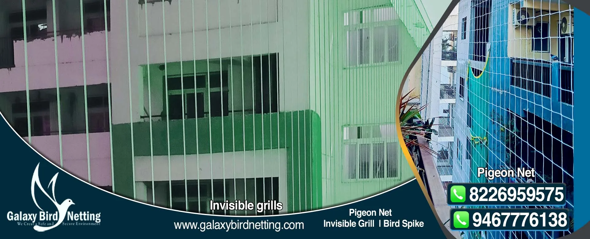 Galaxy Bird Netting Banner 01
